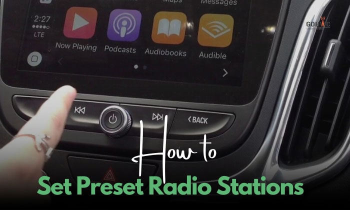 How to set preset radio stations