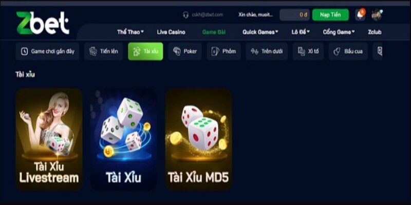 ZBET – Nhà cái Tài Xỉu trực tuyến đến từ Châu Mỹ